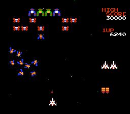 Play Galaga NES Online .